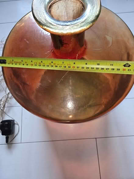 Photo of free Faded red/orange glass jar (Haddington) #3