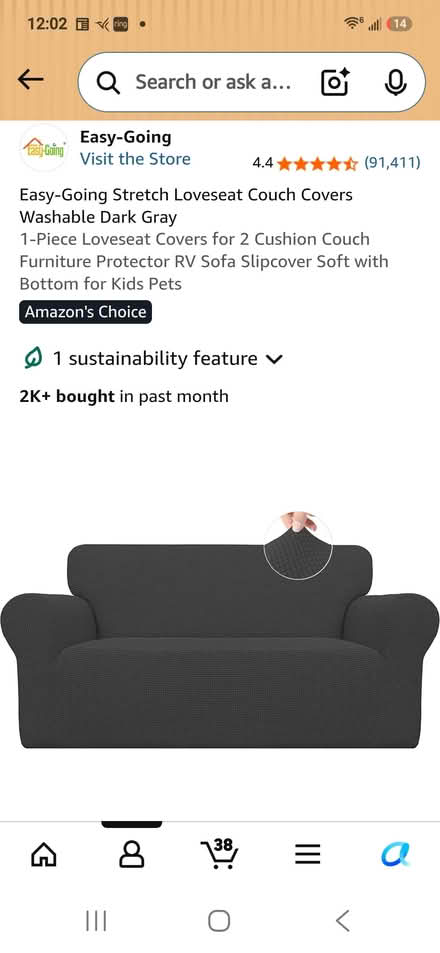 Photo of free Sofa cover - 3 seater & love seat (cupertino near library) #3