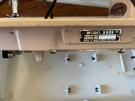 Photo of free Vintage Sewing Machine & Cover/Case (East Capitol Hill Miller Park) #4