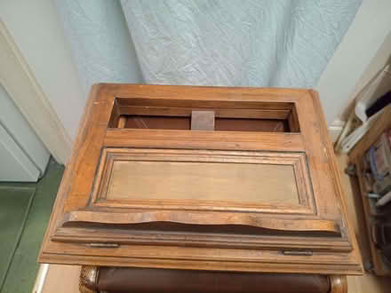 Photo of free wood book stand holder rest with 3 positions (Boscombe BH5) #1