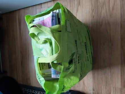 Photo of free Large bag of newspapers (Stanley Common DE7) #1