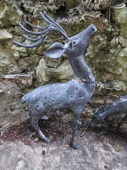 Photo of free Two deer - garden ornaments (Riddlesdown CR8) #1