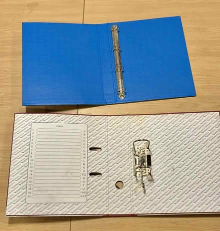 Photo of free ring binders and office files (Salford Quays M5) #1