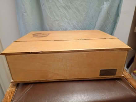 Photo of free wooden writing box with owl on lid (Boscombe BH5) #4