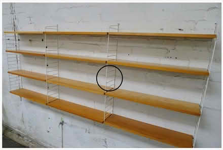 Photo of free Vintage String Shelf Wooden Shelves (PL4 Greenbank.) #4