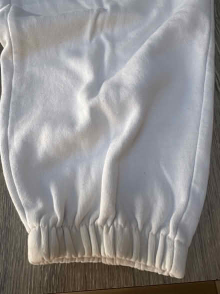 Photo of free H&M White Jogging Bottoms. Small. (Southsea PO4) #2