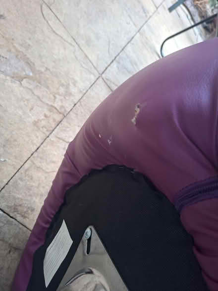 Photo of free Purple swivel chair (Kidderminster dy11) #3