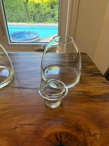 Photo of free 3 Glass decorative bowl/candle hold (Kanata Lakes) #2