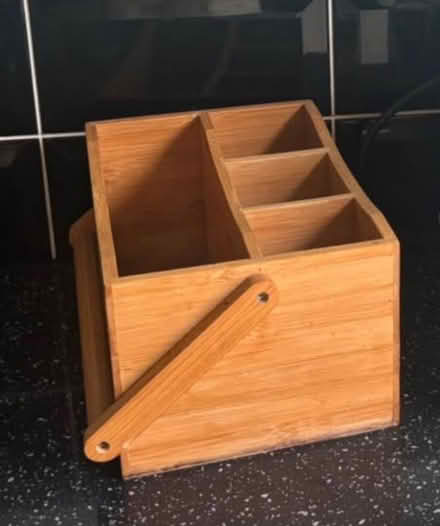 Photo of free Wooden cutlery holder (Fleetville AL4) #1