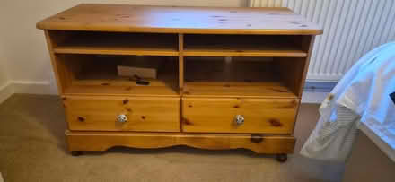 Photo of free TV unit with 2 drawers (Chorleywood) #3