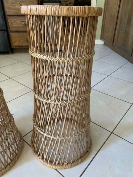 Photo of free Two wicker stands (Sunnyvale/Cupertino) #2