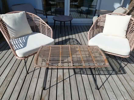 Photo of free Outdoor coffee table set (Crantock nr newquay.) #1