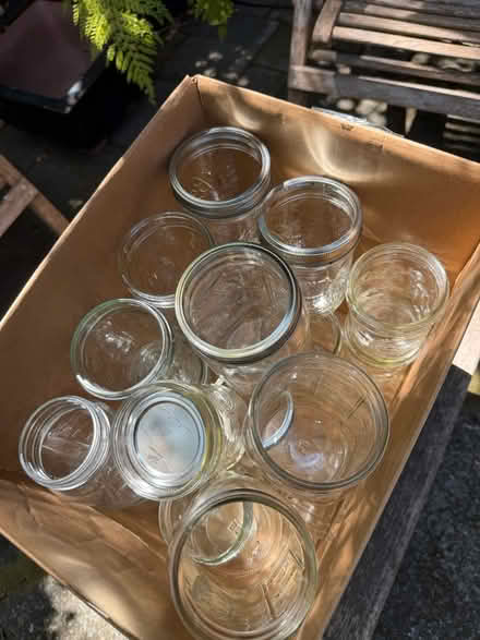 Photo of free Box of canning jars - various sizes (Mill Valley) #1