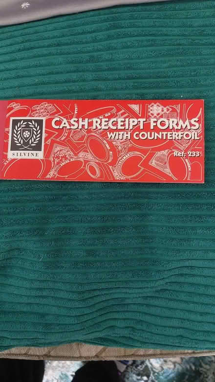 Photo of free Cash receipt forms (dorset BH12) #1