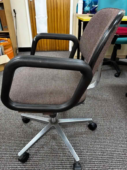 Photo of free Office chair on castors (South Wootton PE30) #4
