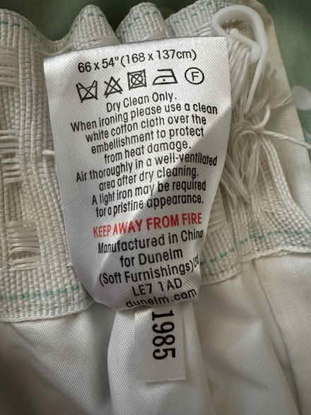 Photo of free Dunelm curtains 168cm by 137cm (Martlesham Heath IP5) #2