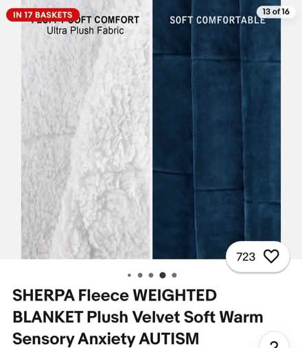 Photo of free Weighted blanket - autism sensory (Bethnal Green E2) #3