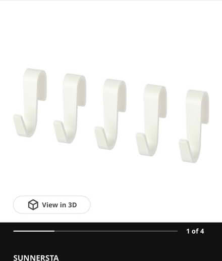Photo of free Ikea hanging tray and clips with the wall rails x 2 (Upper Clapton E5) #2