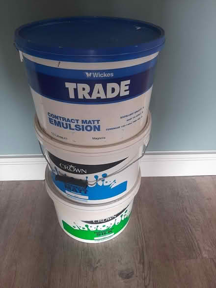 Photo of free Magnolia paint left over paint tubs (Solihull B91) #1