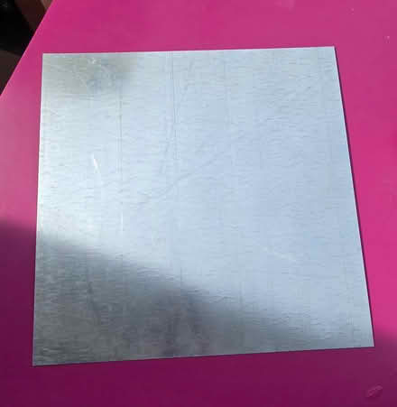 Photo of free 1 piece of steel sheet 12" × 12" (cupertino near library) #1