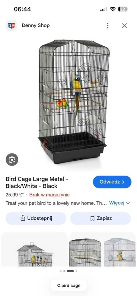 Photo of free Bird cage (So 16 Southampton) #1
