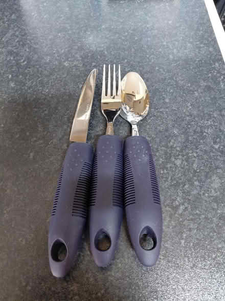 Photo of free Set of big handled cutlery (Rowner PO13) #1