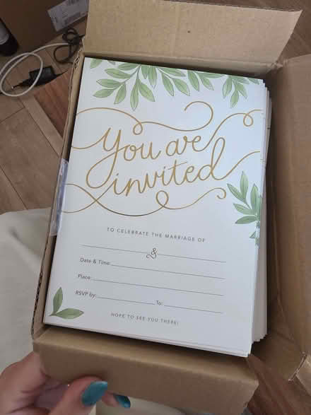 Photo of free 45no A5 Wedding Invite Cards (Bengeo SG14) #1