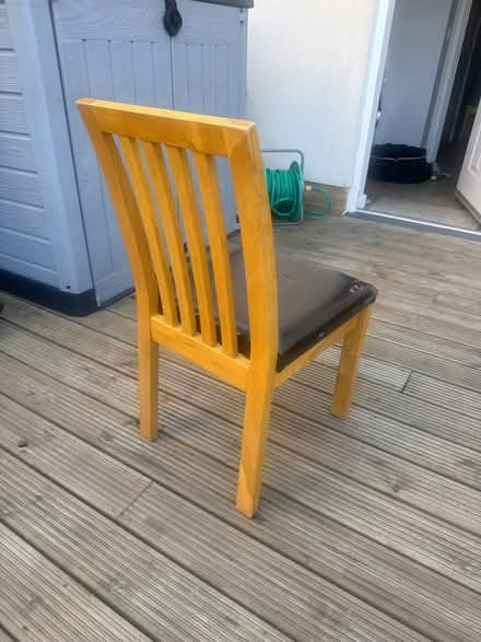 Photo of free Oak chairs (Portishead Marina BS20) #2