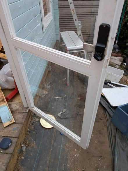 Photo of free Timber and perspex double doors (Godalming) #4