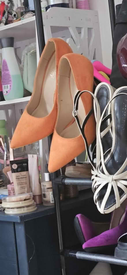 Photo of free Orange stilletos size 6 (Hook RG27) #1