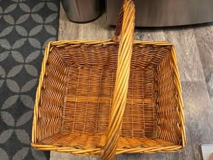 Photo of free Large handled wicker basket (Drexel Hill) #2