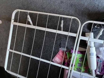 Photo of free Double bed frame, mental foldable (Risinghurst OX3) #2