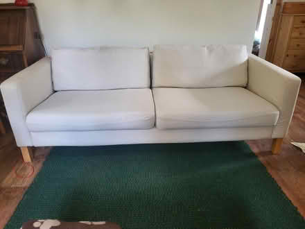 Photo of free Sofa IKEA Cream 2255mm Height 645mm width 900mm. (Southam GL52) #1