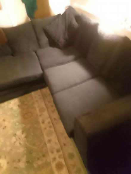 Photo of free Brown corduroy sofa (Eastbourne BN20) #1