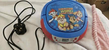Photo of free Paw patrol cd player (Hook RG27) #1