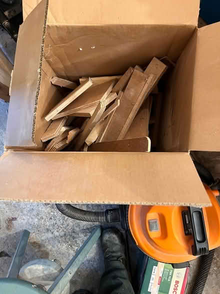 Photo of free Box of off-cuts for kindling (Gamlingay SG19) #1