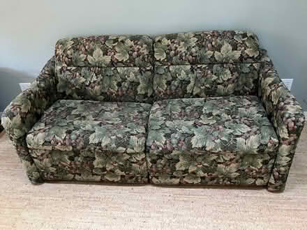Photo of free Loveseat dual recliner (Vashon Cohousing, Bank Rd) #1