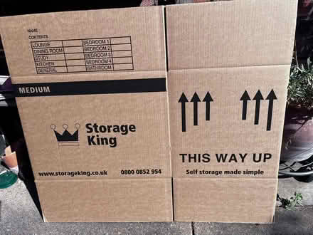 Photo of free Storage king packing boxes (Coleridge CB1) #1