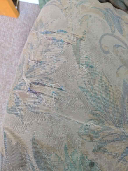 Photo of free Beige armchair with light coloured floral pattern (Southport PR8) #2