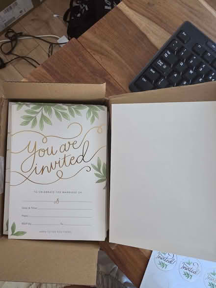 Photo of free 45no A5 Wedding Invite Cards (Bengeo SG14) #3