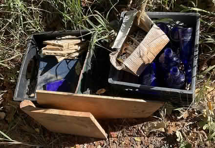 Photo of free Mix tiles and blue bottles (Tesuque area) #1