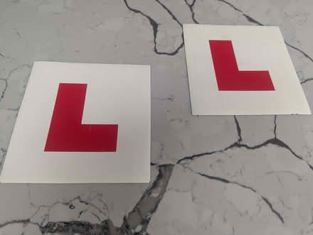 Photo of free "L " plates (Warden Hill GL51) #1