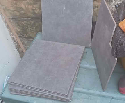 Photo of free Nine grey floor tiles (Bohemia TN37) #1
