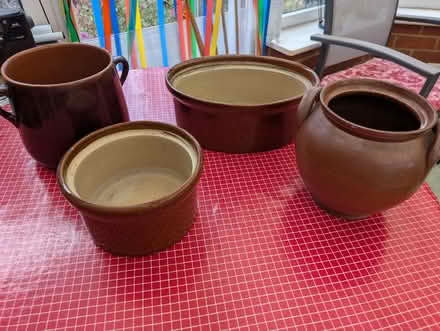 Photo of free 4 Earthenware pots (Coley Ave Area RG1) #1