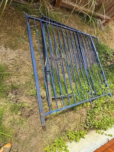 Photo of free Blue metal gate/ fence (Clinton) #4