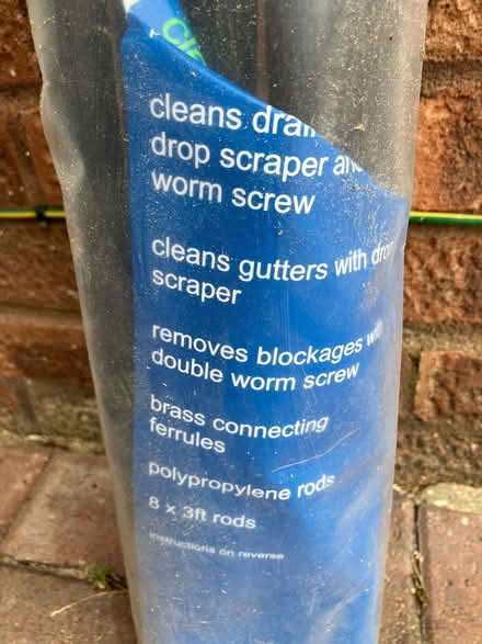 Photo of free Drain cleaning rods (Brickhill MK41) #1