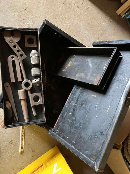 Photo of free Old toolbox with tools (Brickhill MK41) #1