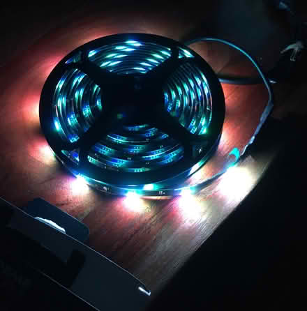 Photo of free 16-color LED light strip 12ft (Foster & California Ave) #2