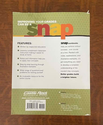 Photo of free Math 9 student notes and problems (Alta vista / riverside) #2