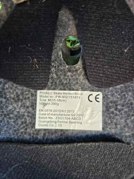 Photo of free Children's Black Skater Helmet (Moreton CH46) #4